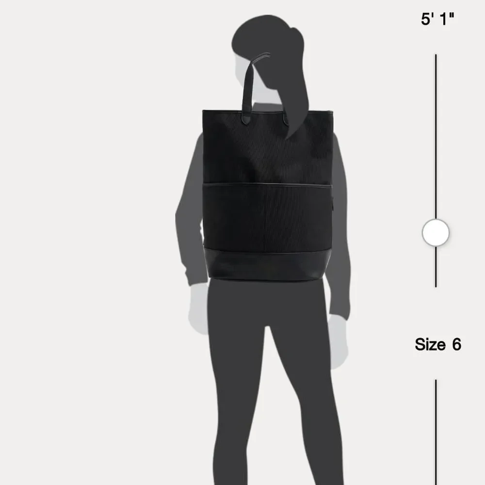 BEIS Black Travel Backpack Tote